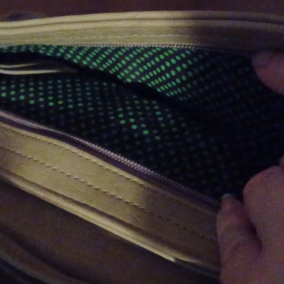 💙🏍Miche Tan and Green  Bag With Shoder Strap - Picture 6 of 10